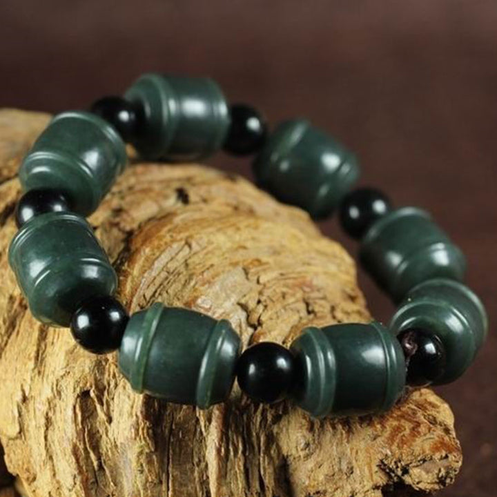 Armband van natuurlijke cyaan jade - image 2