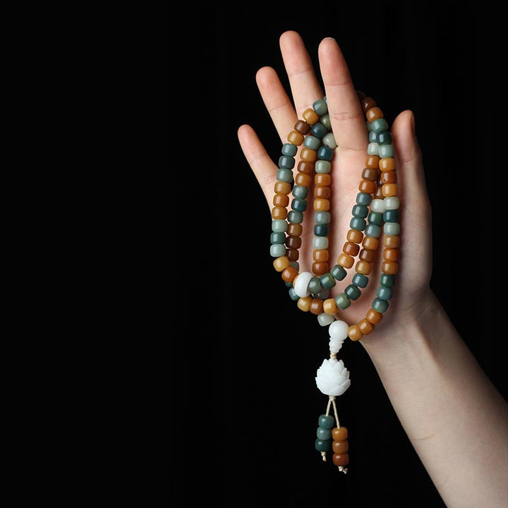 Buddha Stones Bodhi Lotus Mala Harmonie Ketting Armband - image 2