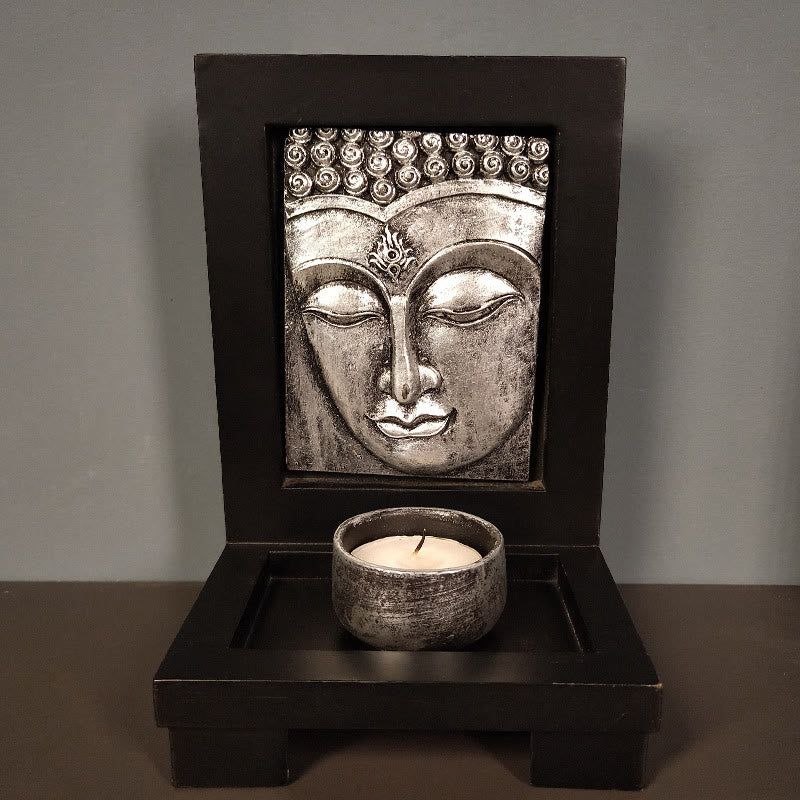 Buddha Stones Boeddha, mededogen, sereniteit, huisgebed, altaar, zen-decoratie - Zilveren Boeddha - image 11