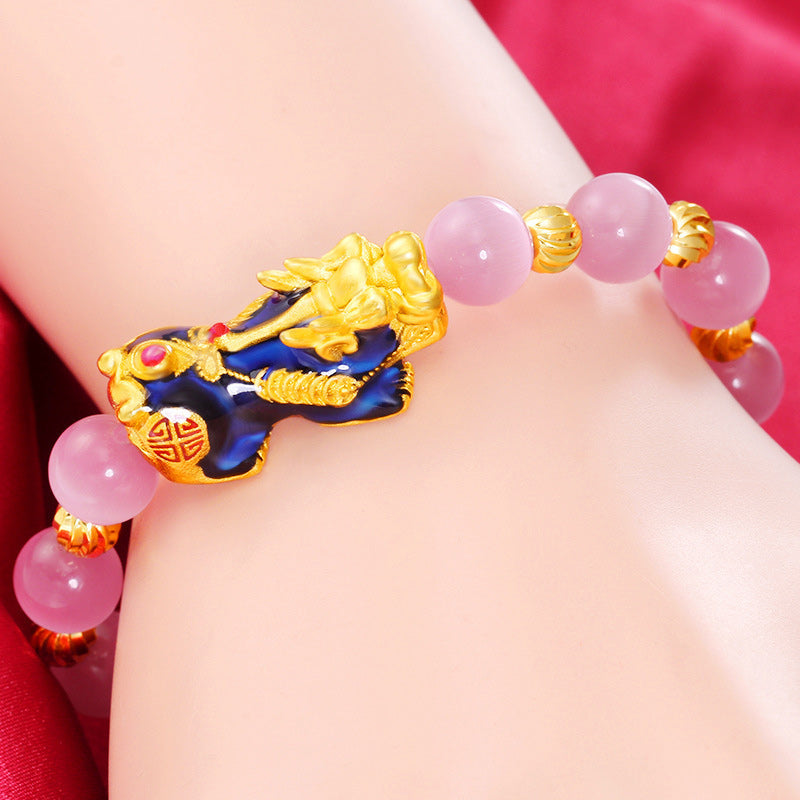 Buddha Stones PiXiu Cat Eye Armband - image 4