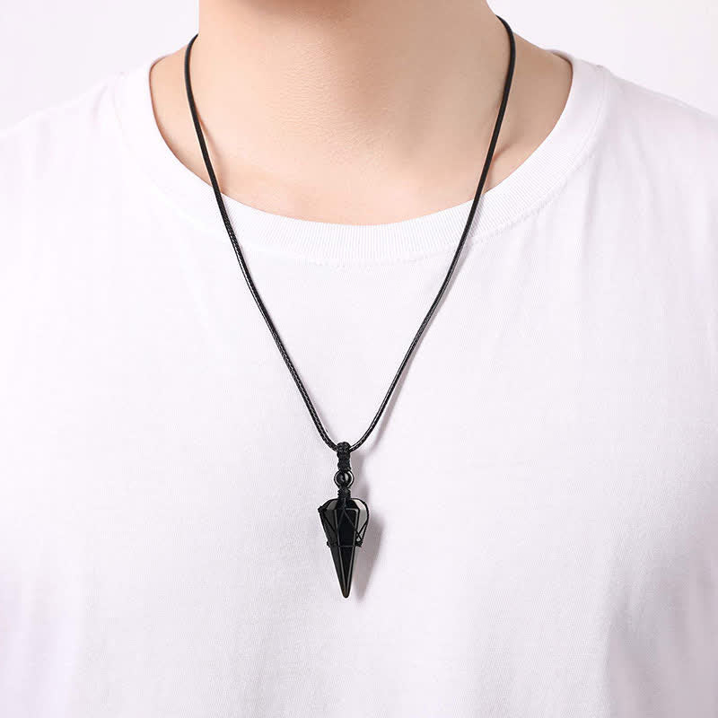 Buddha Stones Obsidiaanbundel die negatieve energieën absorbeert - image 17