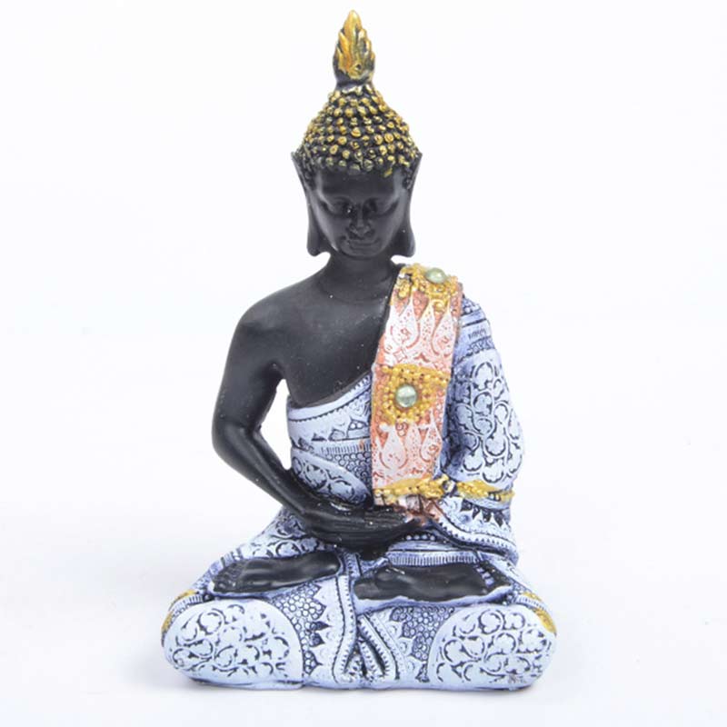 Buddha Stones Tibetaanse Boeddha FengShui-decoratie - Blauw - image 2