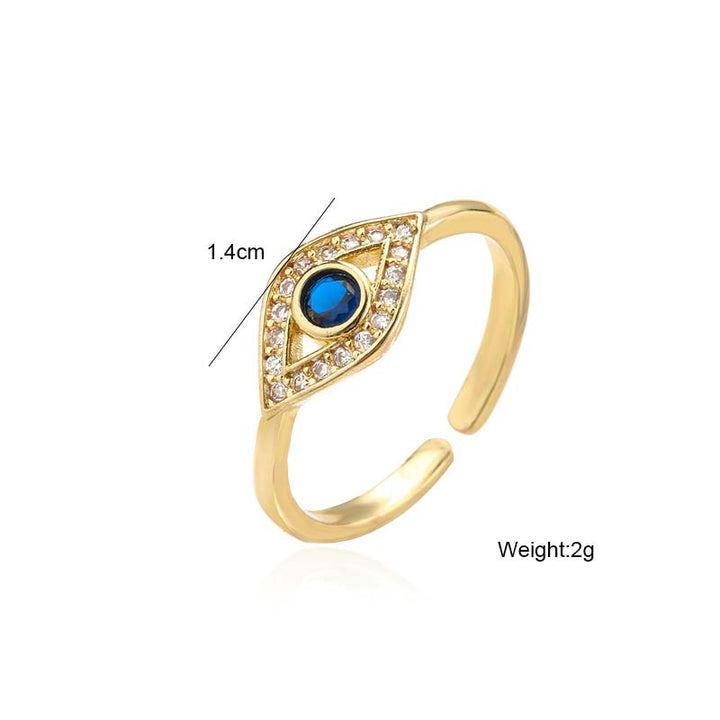 Buddha Stones Koperen Ring ter bescherming tegen het boze oog - image 4