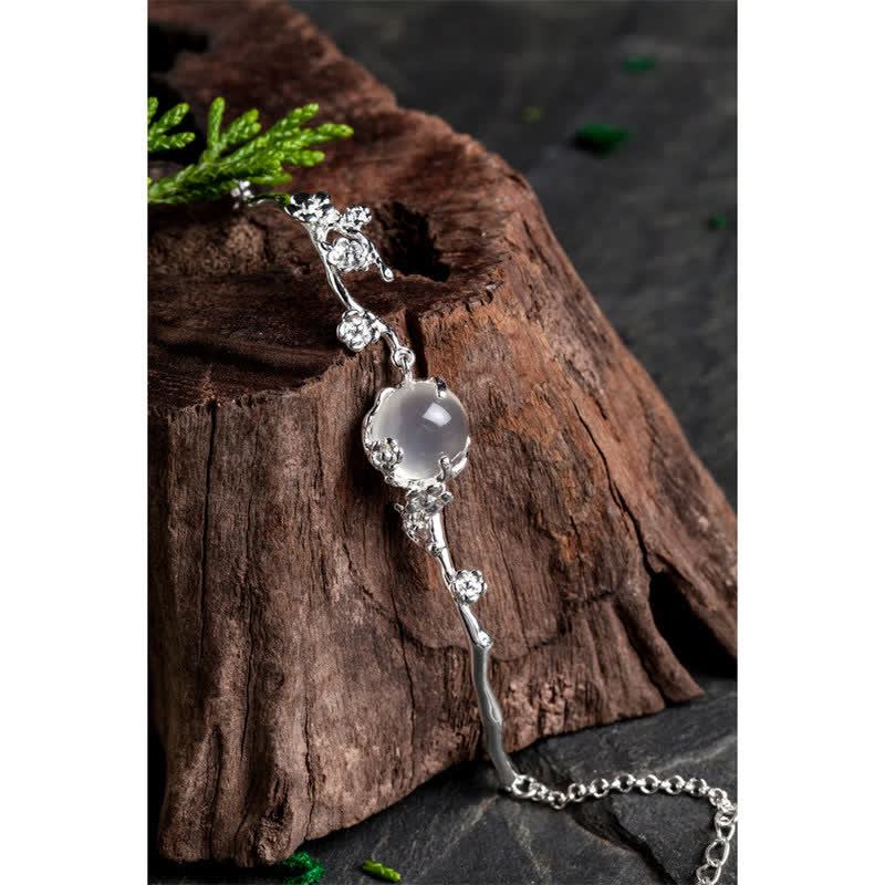 Buddha Stones Pruimenbloesem Chalcedoon Positieve Armband - image 12