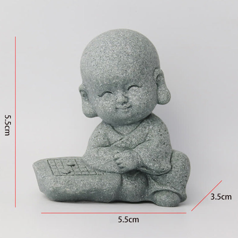 Buddha Stones Meditatie, gebed, monnik, Boeddhabeeld, sereniteit, huisdecoratie - image 8