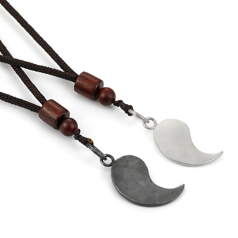 Buddha Stones Ketting met Yin Yang-balans en harmonie, 990 sterling zilver - image 16