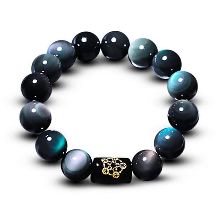 Buddha Stones Obsidiaanbundel die negatieve energieën absorbeert - image 9