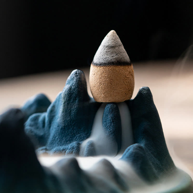 Creatieve keramische wierookbrander met terugvloeiende Wierook uit de bergen - image 3