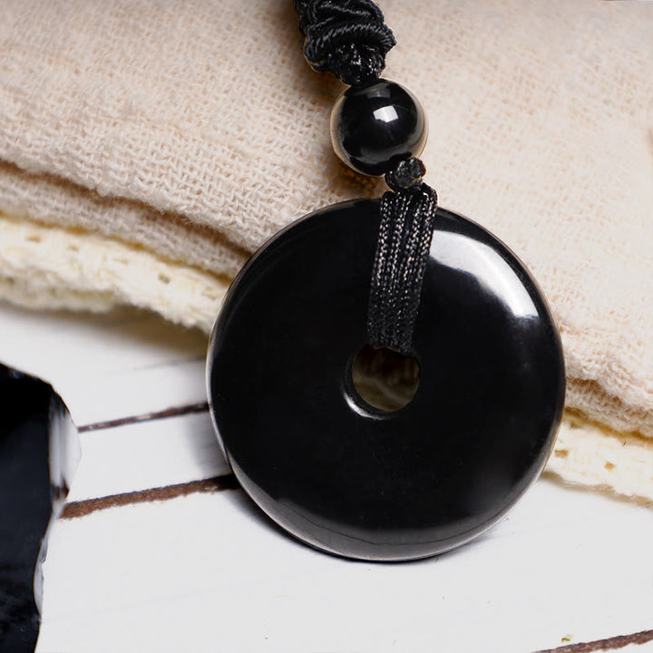 Buddha Stones Geluksmunt hanger met helende kristal edelsteen Ketting - image 14