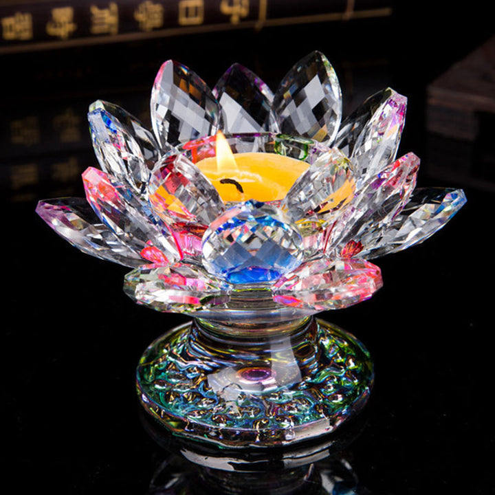 Tibetaanse lotus kandelaar ornament - 6 - image 8