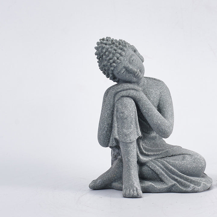Buddha Stones Zittende meditatie Boeddha zegening Mededogen decoratie - Klein - Meditatie Boeddha - image 7