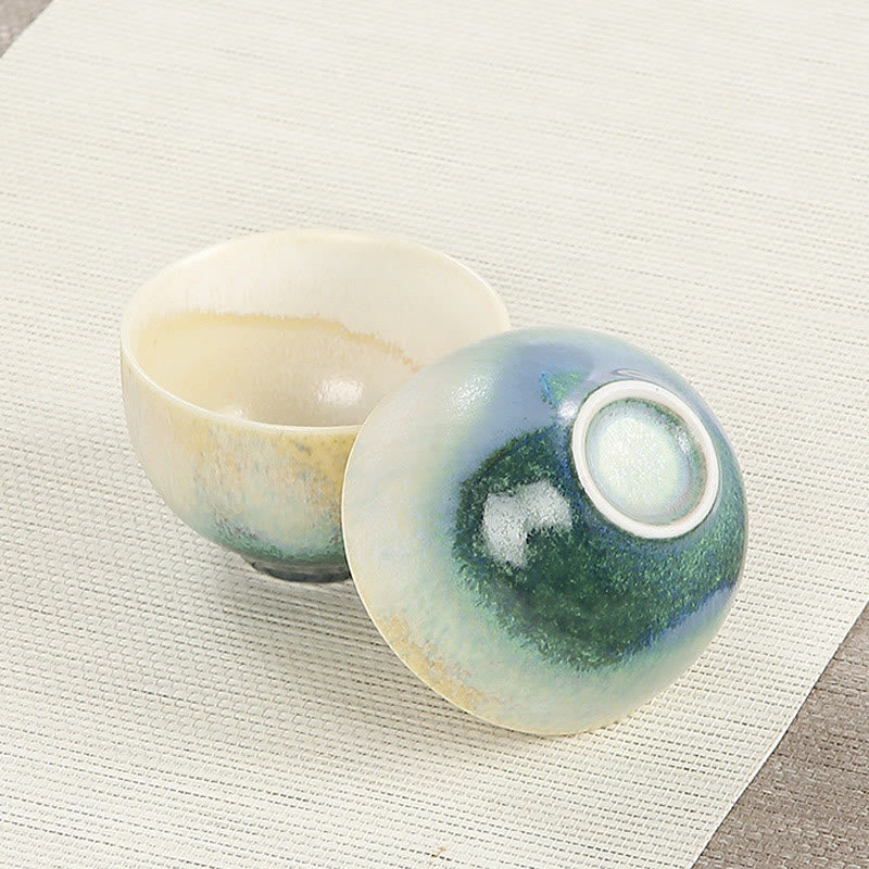 Buddha Stones Creatieve groene keramische theekopjes met Kung Fu-thema - image 10