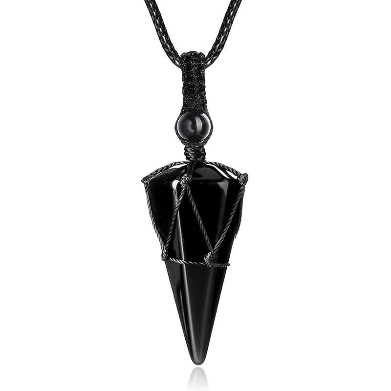 Buddha Stones Obsidiaanbundel die negatieve energieën absorbeert - image 16