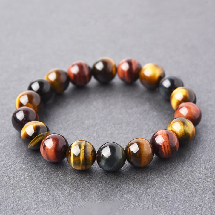 Buddha Stones Natuurlijke tijgeroog Armband voor positieve bescherming - image 7