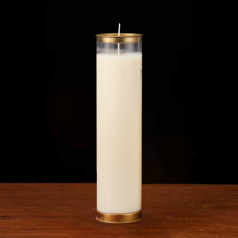 Meditatie, gebed, altaarkaars, boeddhistische tempelrituelen, gebruiksvoorwerpen - Wit - Groot (7 dagen) - image 7