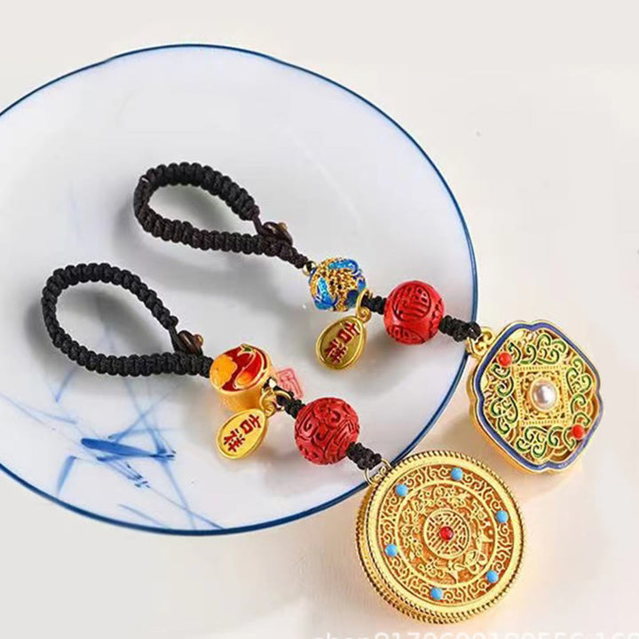 Buddha Stones Fu Karakter Zegen Ruyi Charm Sleutelhanger - image 21