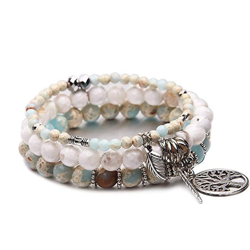 Buddha Stones Levensboom turquoise Armband - image 1