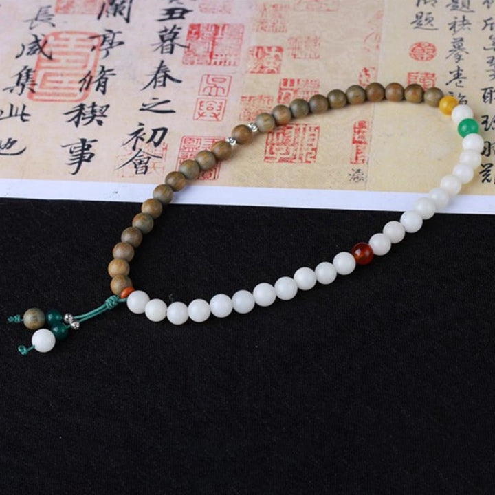 Groene sandelhout Bodhizaad Wake Up Luck Armband - image 5