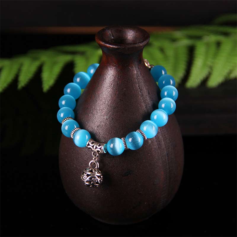 Buddha Stones Tibetaanse Armband met kattenoogmotief - image 8