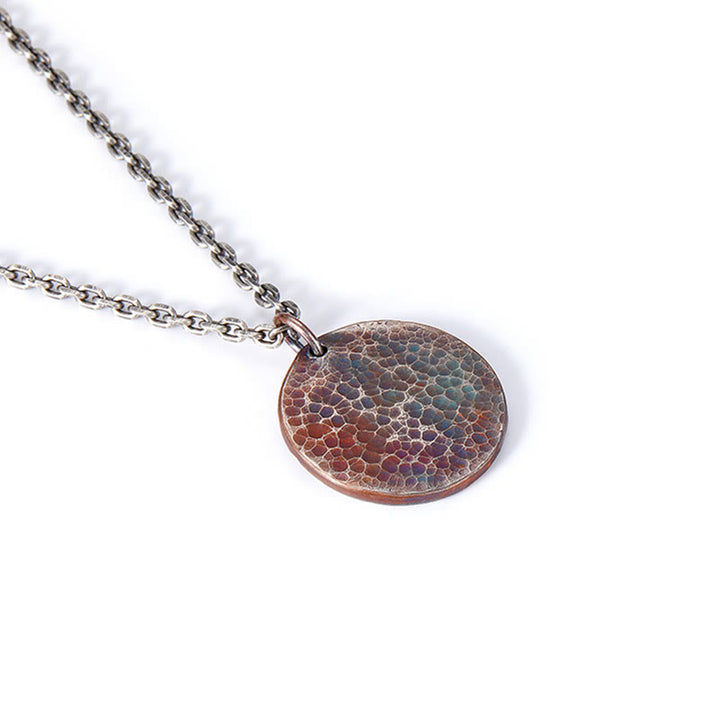 Buddha Stones Ketting van 990 sterling zilver met het Yin Yang-symbool voor water- en vuurbalans. - image 7