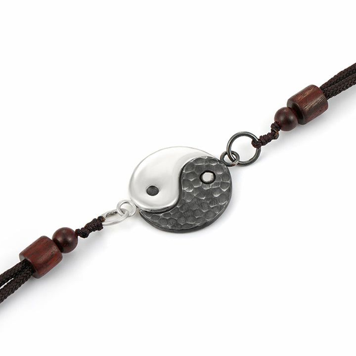 Buddha Stones Ketting met Yin Yang-balans en harmonie, 990 sterling zilver - image 12
