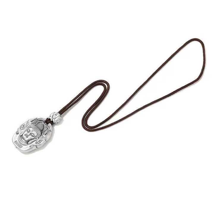 Buddha Stones Chinese dierenriem geboorte Boeddha Om Mani Padme Hum Lotus Mededogen Ketting - image 9