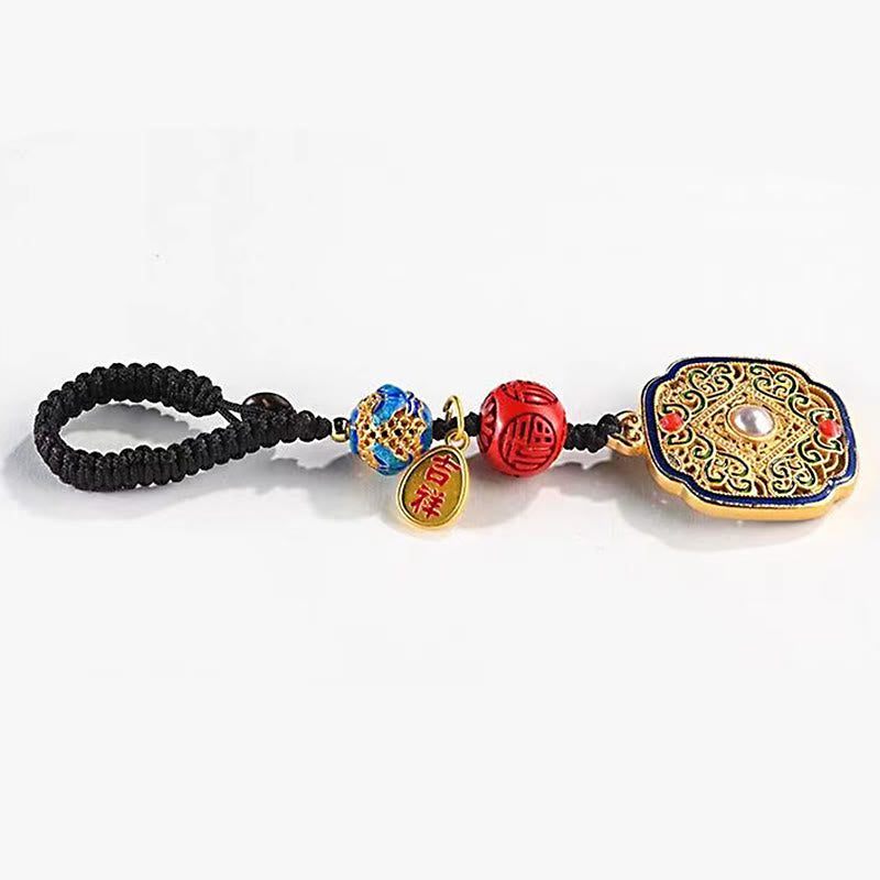 Buddha Stones Fu Karakter Zegen Ruyi Charm Sleutelhanger - image 6