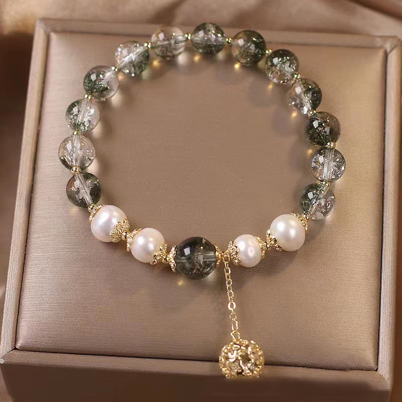 Buddha Stones Groene Phantom Parel Zelfacceptatie Armband - image 3