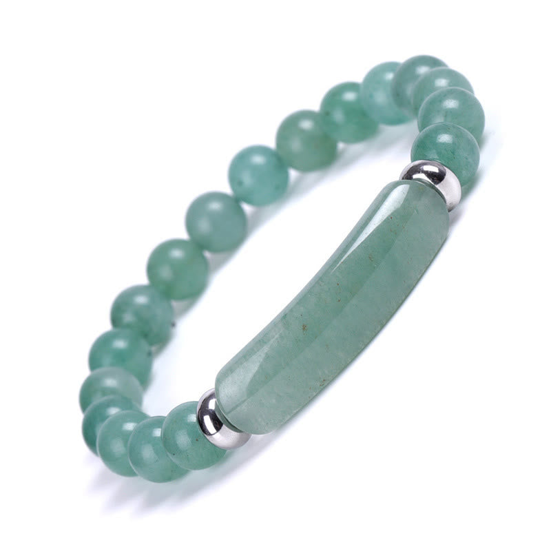 Buddha Stones Handgemaakte Armband met natuurlijke edelstenen voor helende werking - Groene aventurijn - image 0