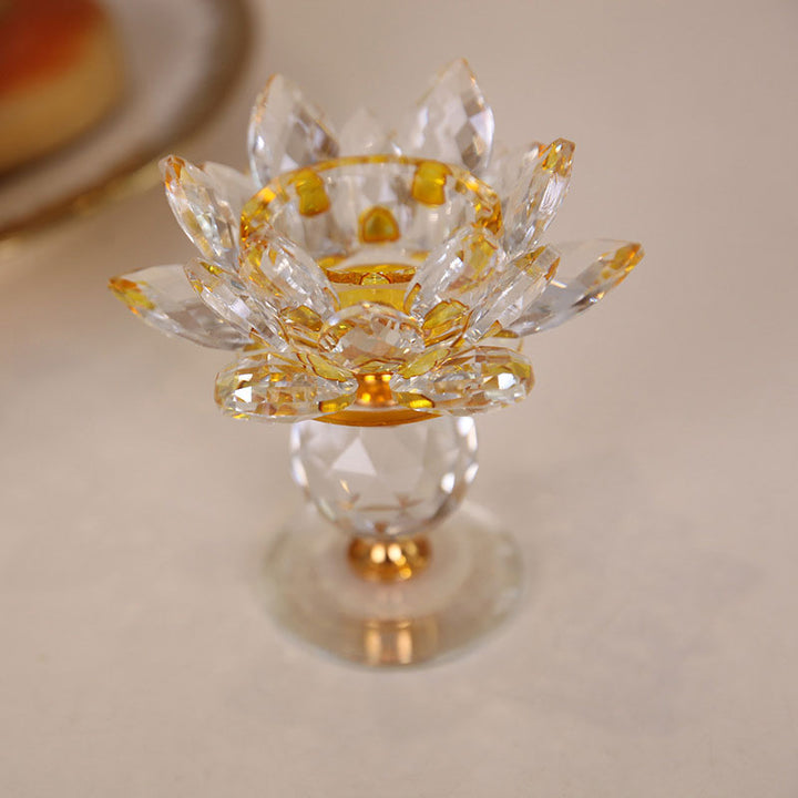 Tibetaanse lotus kandelaar ornament - image 13