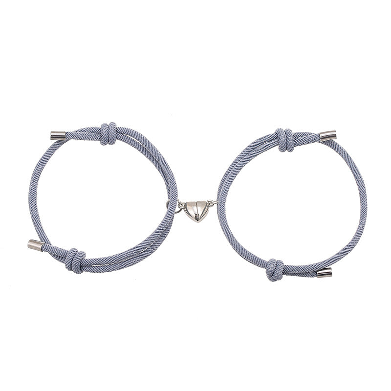 2 stuks magnetische Armband voor koppels - Grijs - image 22