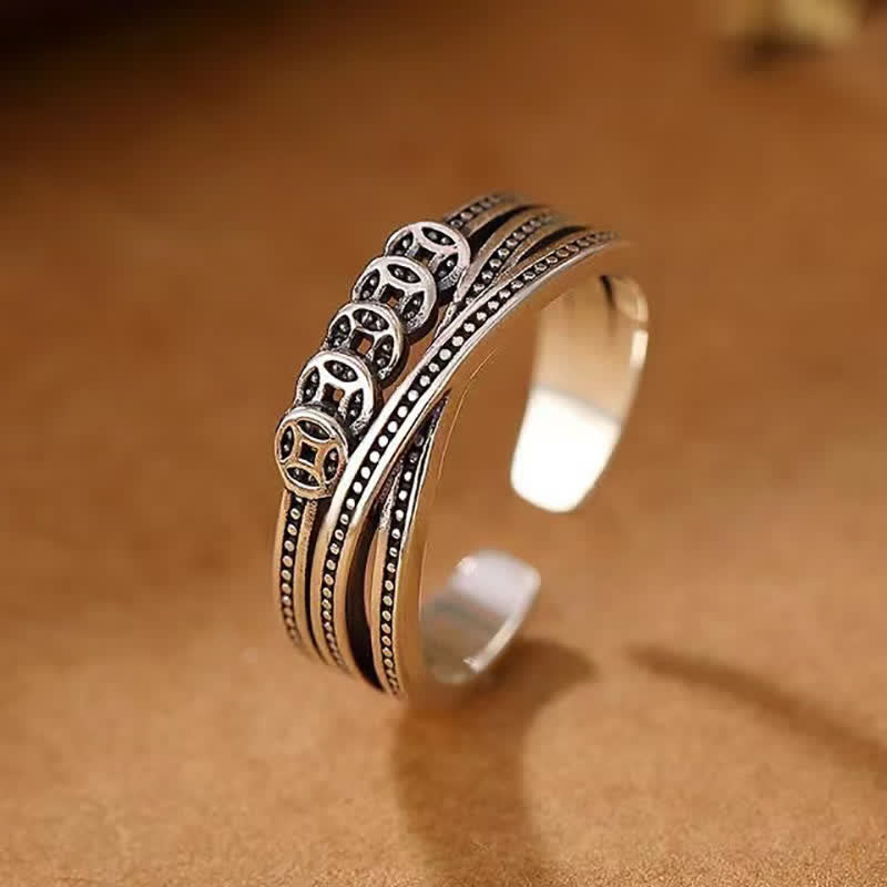 Buddha Stones Koperen munt Ring - Koperen munt - image 0