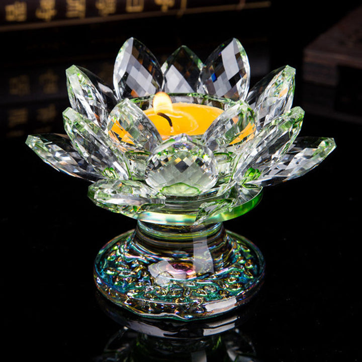 Tibetaanse lotus kandelaar ornament - 3 - image 4