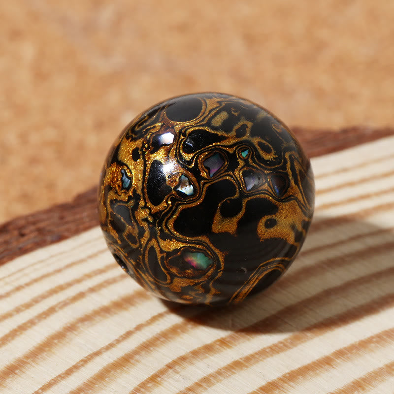 Buddha Stones Natuurlijke, veelkleurige lakparels, rustgevende Armband - image 11