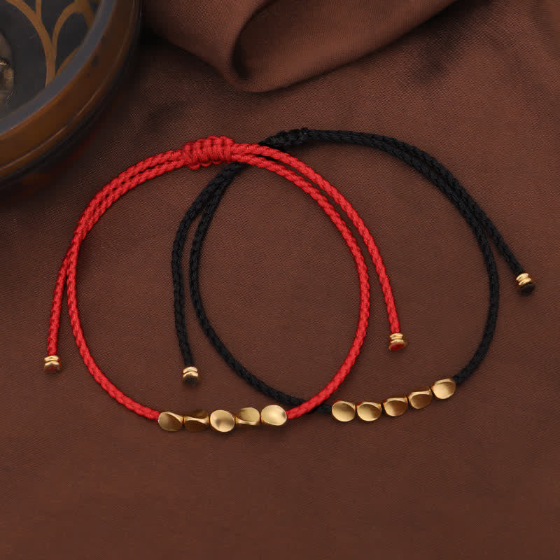 Buddha Stones Feng Shui geluksarmbandje met rood Armband - image 2