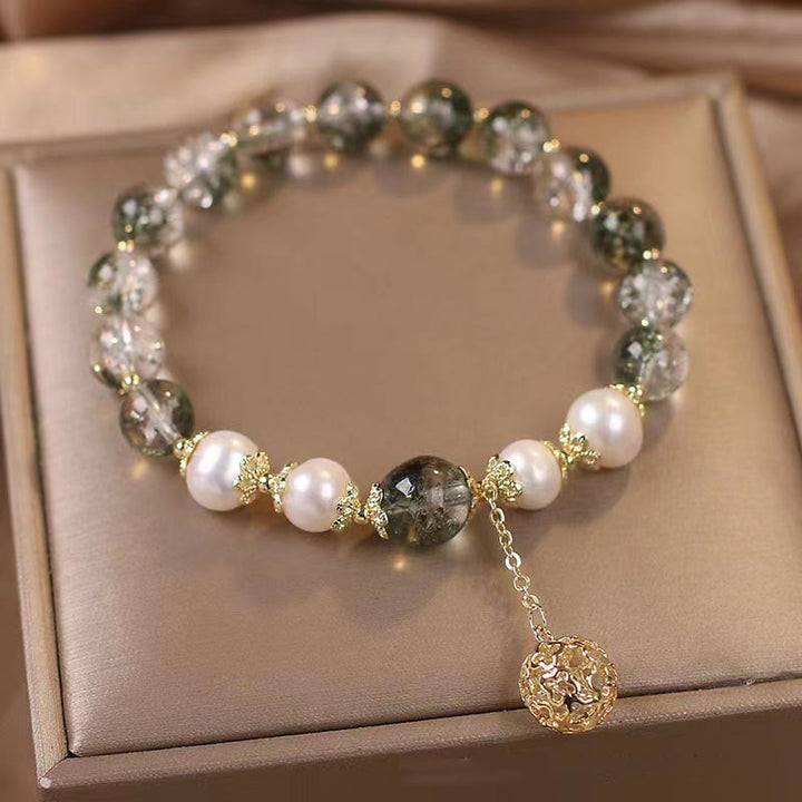Buddha Stones Groene Phantom Parel Zelfacceptatie Armband - image 4