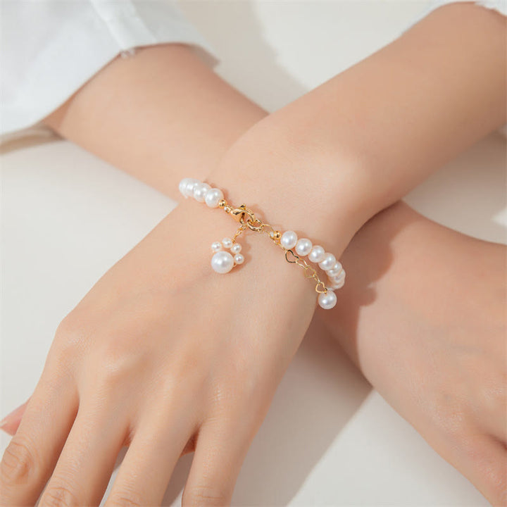 Buddha Stones Parel kattenpoot helende ketting Armband - image 3