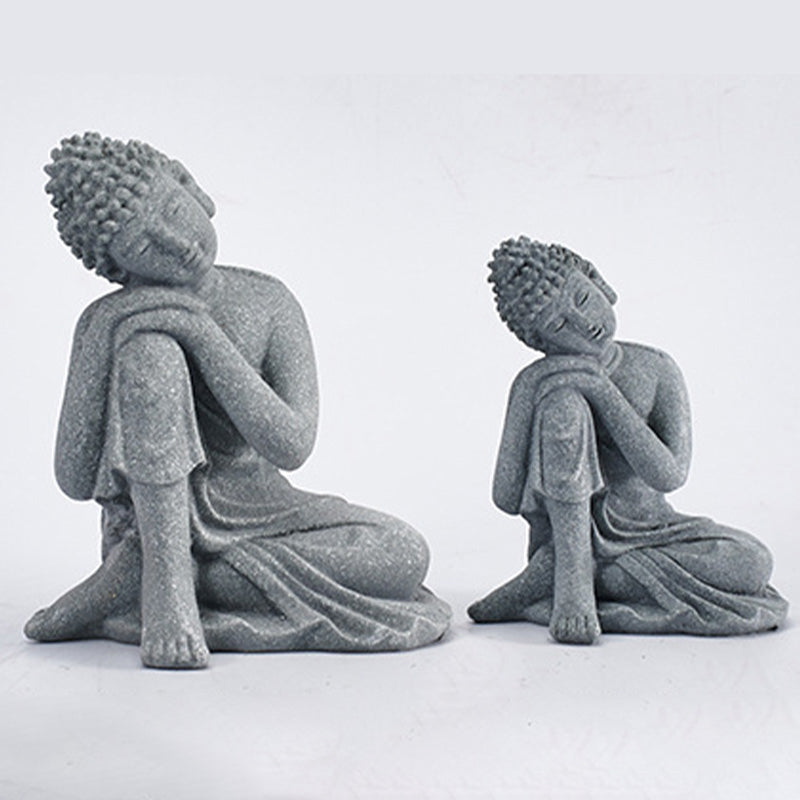 Buddha Stones Zittende meditatie Boeddha zegening Mededogen decoratie - image 18