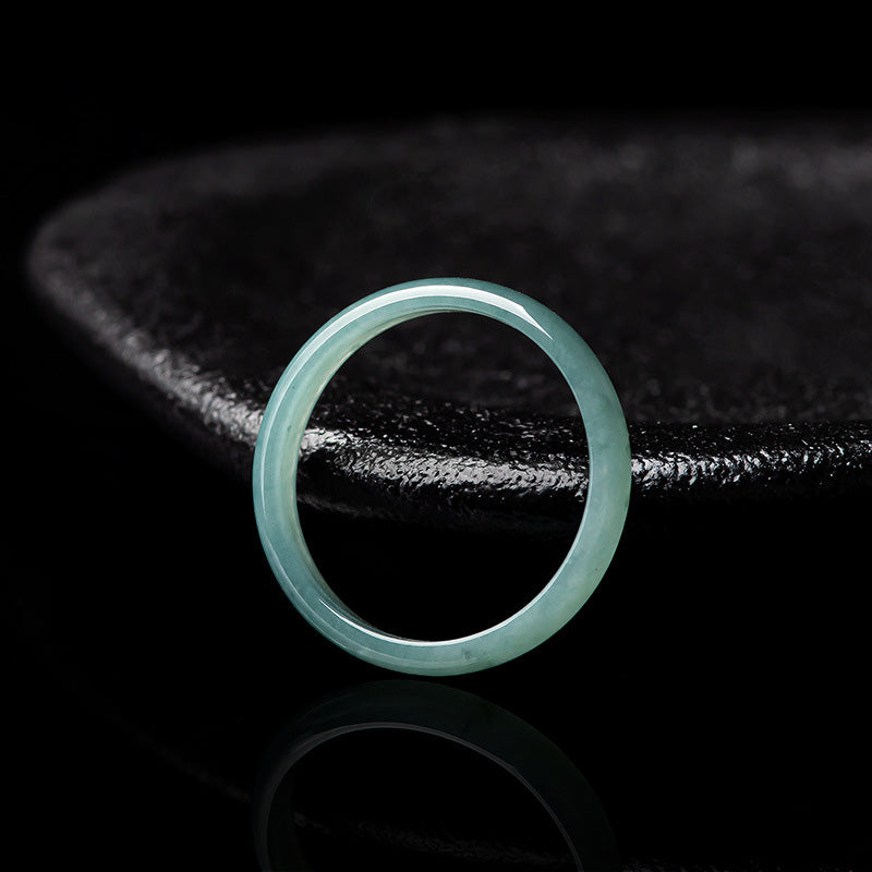 Buddha Stones Natuurlijke jade Ring voor voorspoed en bescherming. - image 6