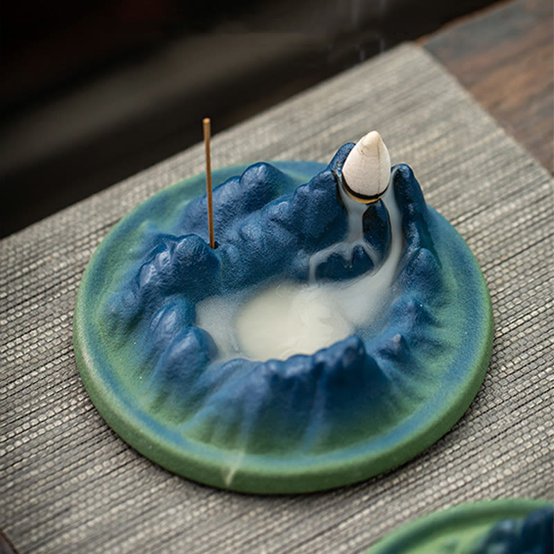 Creatieve keramische wierookbrander met terugvloeiende Wierook uit de bergen - image 15