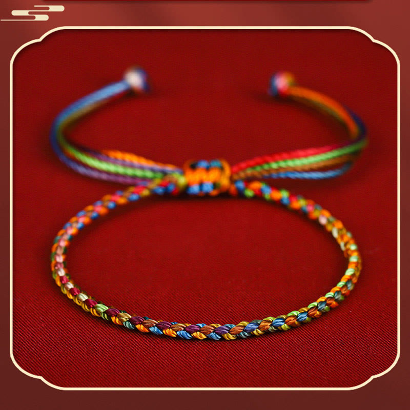 Buddha Stones "Moge al je wensen uitkomen" Armband met meerdere kleuren - image 5