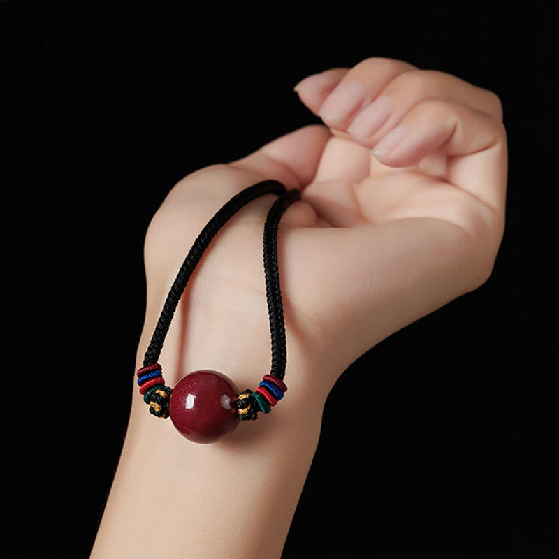Buddha Stones Cinnaberkraal Ketting - image 1