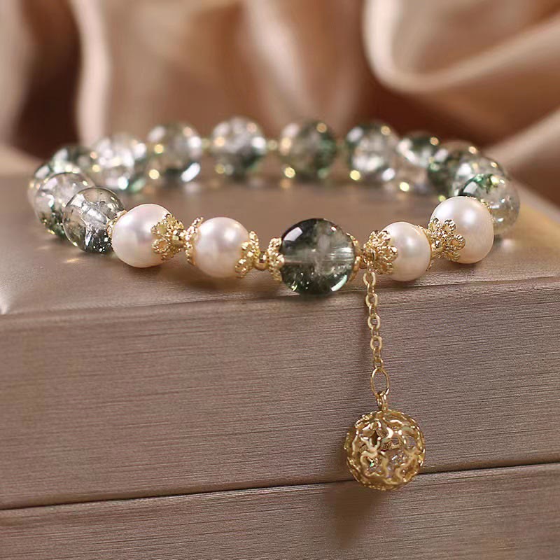 Buddha Stones Groene Phantom Parel Zelfacceptatie Armband - image 2