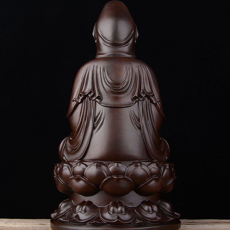 Buddha Stones Avalokitesvara Ebbenhout Lotus Harmonie Zegen Huisdecoratie - image 4
