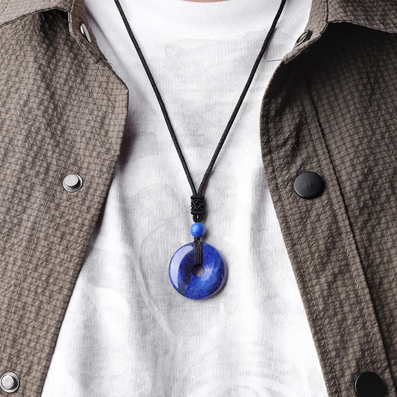 Buddha Stones Geluksmunt hanger met helende kristal edelsteen Ketting - image 29