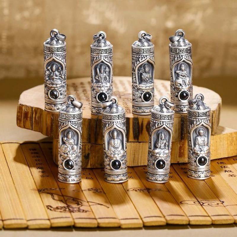 Buddha Stones Chinese dierenriem geboorte Boeddha projectie welvaart Ketting - image 23