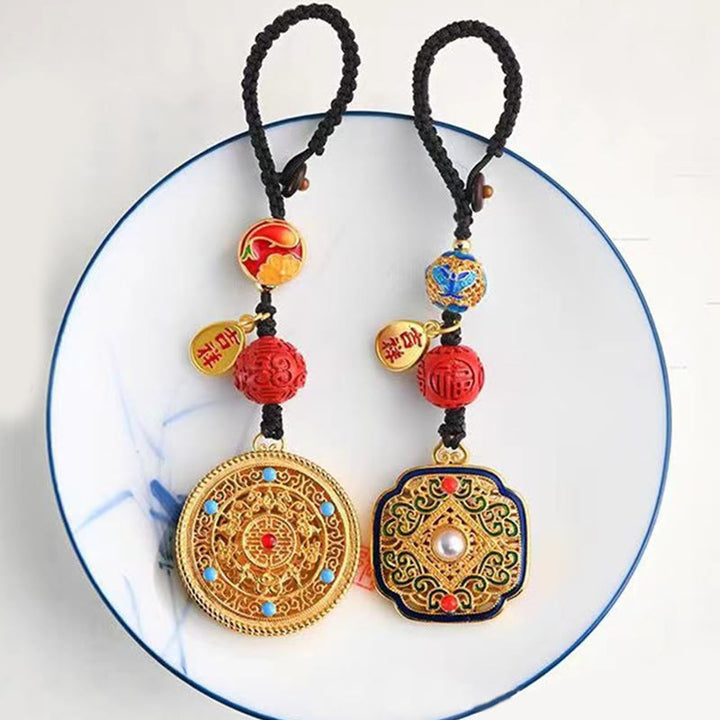 Buddha Stones Fu Karakter Zegen Ruyi Charm Sleutelhanger - image 20