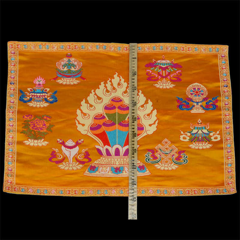 Gebedsaltaarmat, helende meditatie, mat met 8 gelukssymbolen - image 11