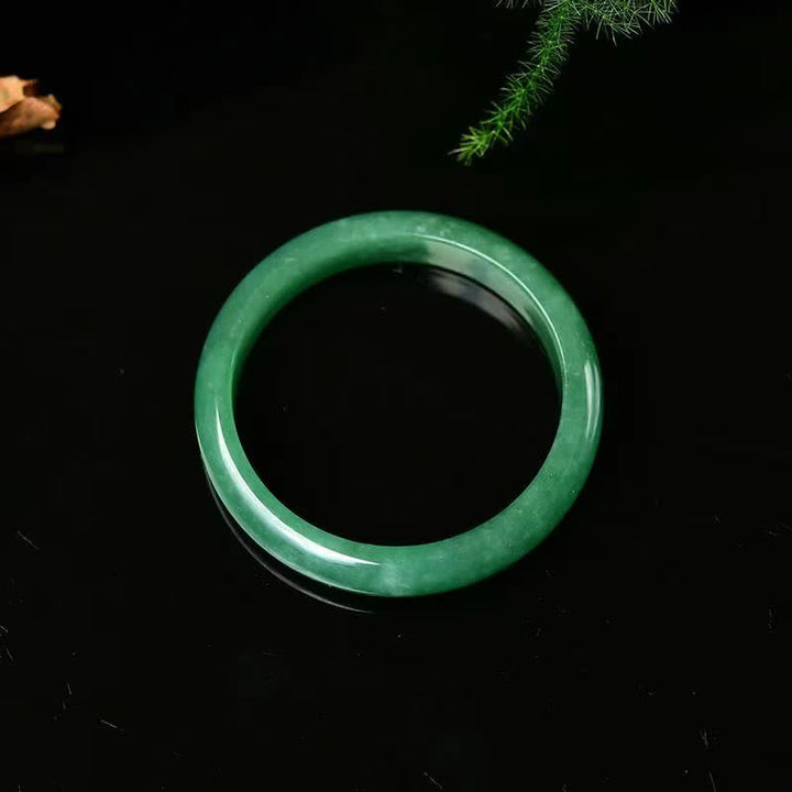 Buddha Stones Kwartsiet Jade Helende Overvloed Beschermende Bangle-armband - image 6