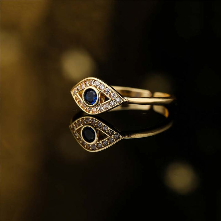 Buddha Stones Koperen Ring ter bescherming tegen het boze oog - image 2
